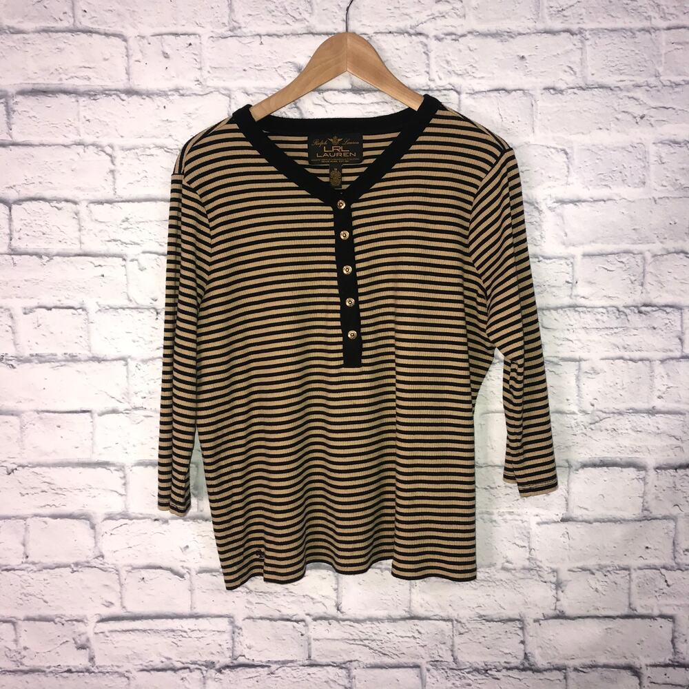 Striped Plus LRL Ribbed Shirt - Picture 6 of 6